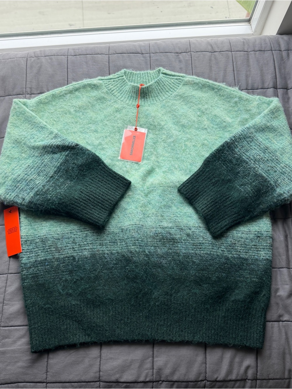 Simon Miller LEITH OMBRE SWEATER IN OCEAN OMBRE
